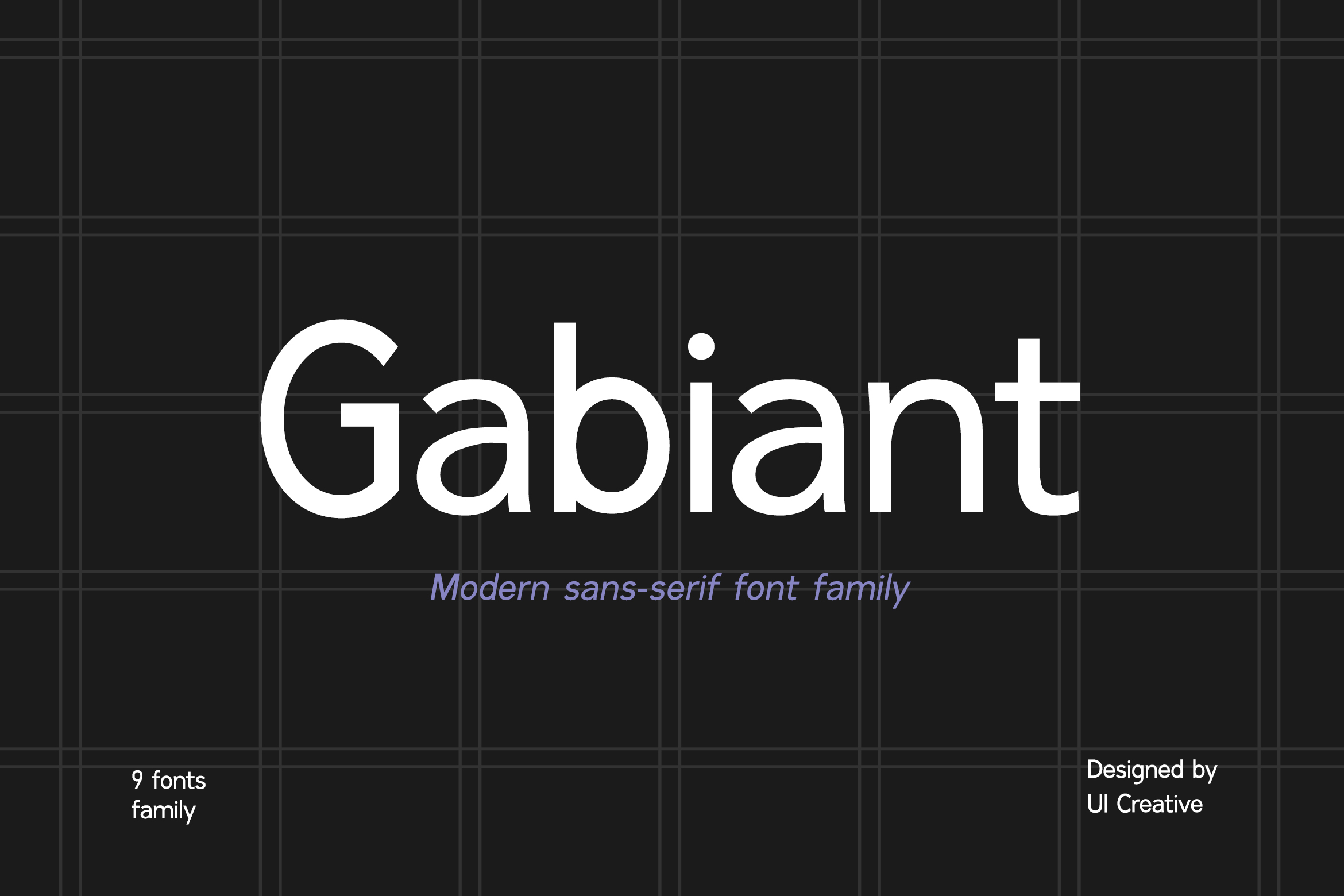 Gabiant Regular Font preview